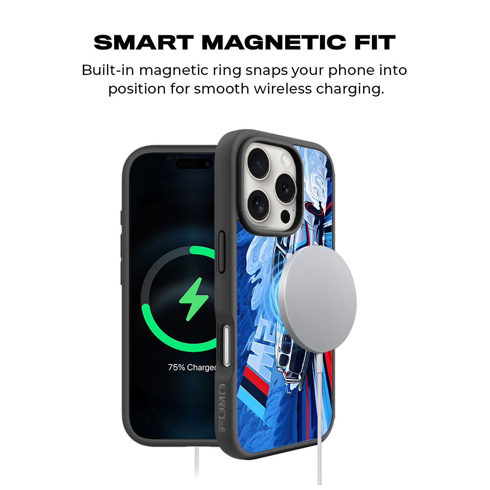 BMW M2 Skin with Shockguard Armour Magsafe Case for Apple iPhone 16 Pro Max