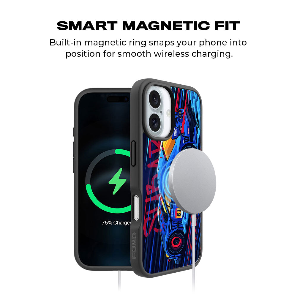Subaru BRZ Skin with Shockguard Armour Magsafe Case for Apple iPhone 16