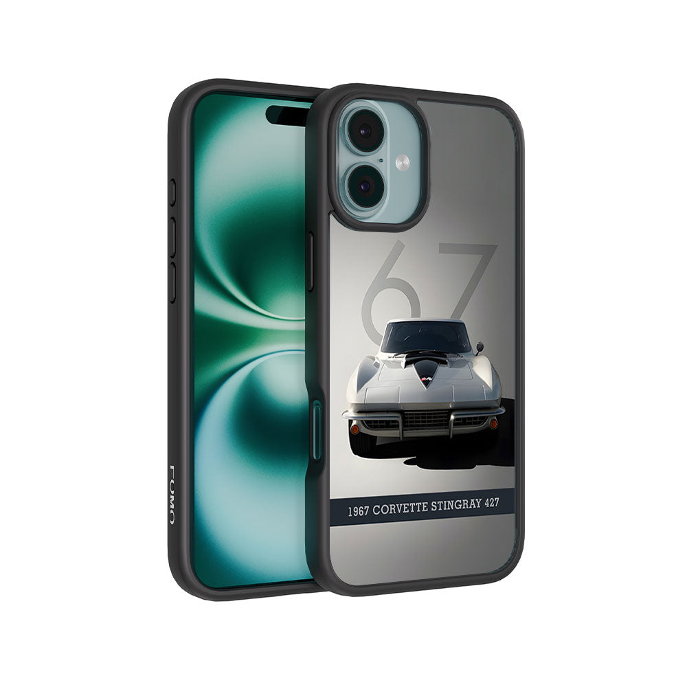 1967 Corvette Stingray Skin with Shockguard Armour Magsafe Case for Apple iPhone 16
