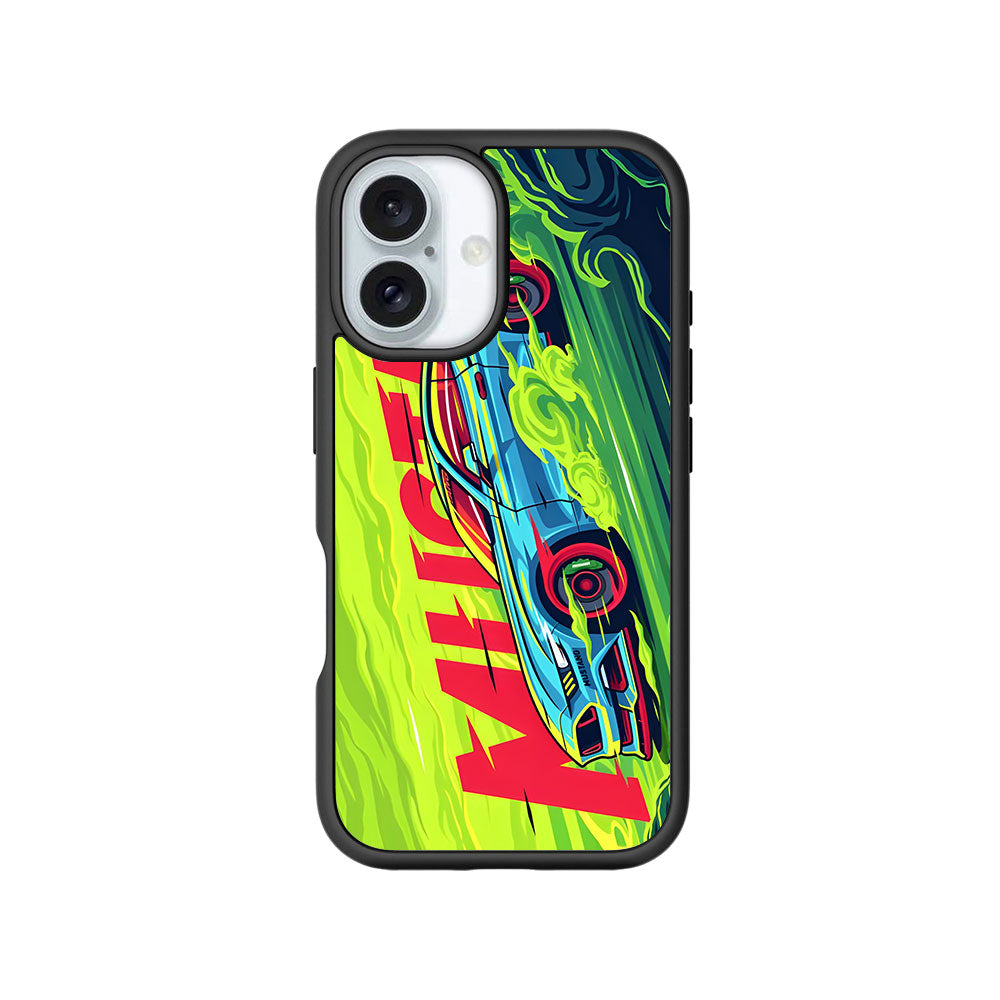 Ford Mustang Skin with Shockguard Armour Magsafe Case for Apple iPhone 16