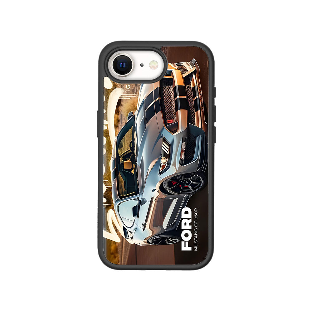 Ford Mustang GT 350R Skin with Shockguard Armour Magsafe Case for Apple iPhone 16E
