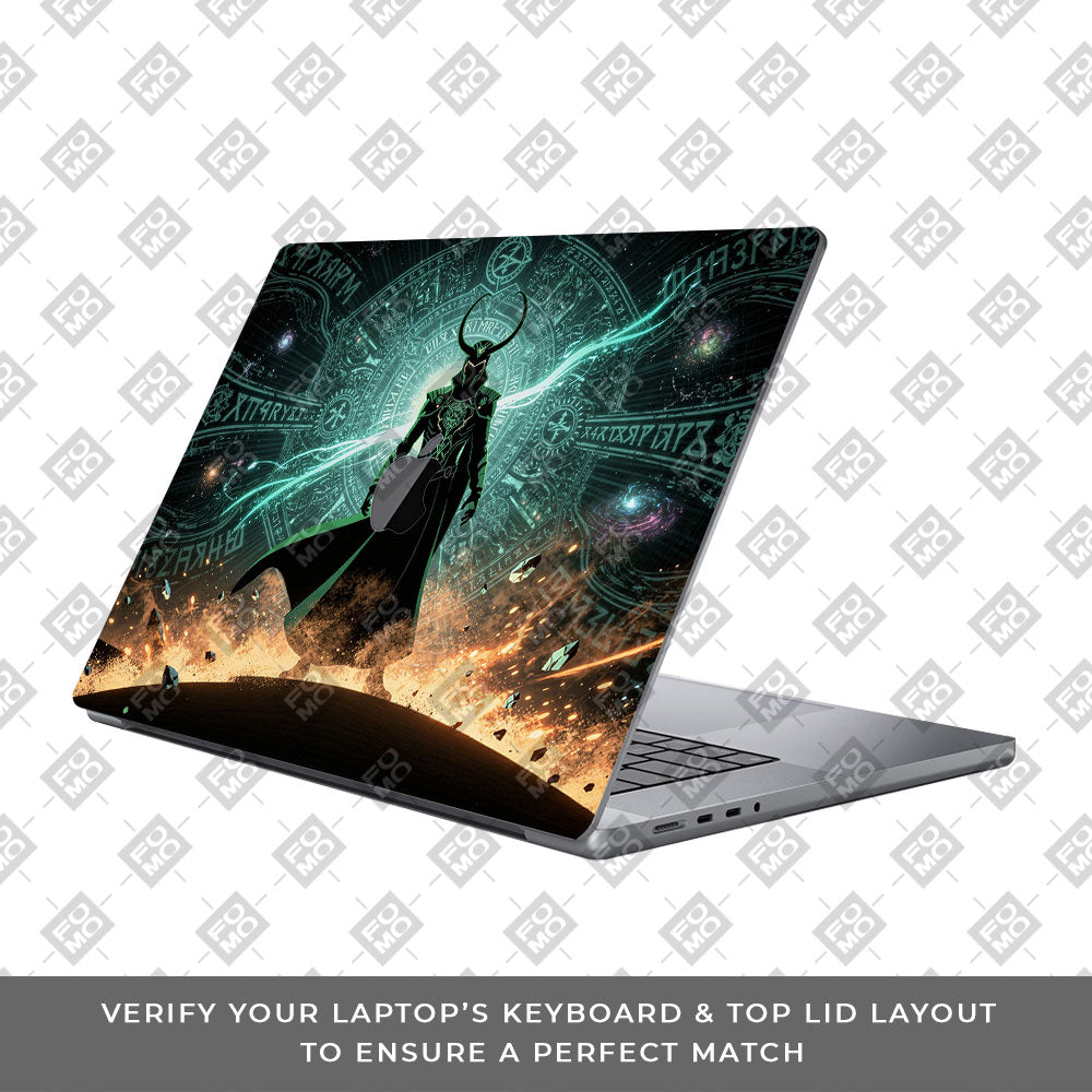 Loki God of Mischief Neon MacBook Pro 13 M1 2020 Laptop Skin