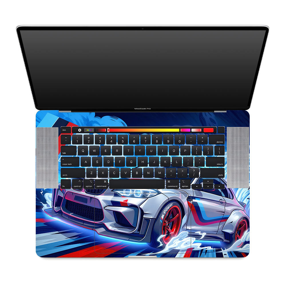 BMW M Performance MacBook Pro 16 2019 3D Laptop Skin