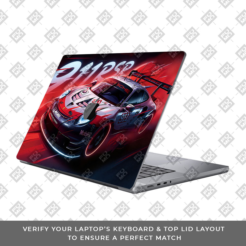 Porsche 911 RSR MacBook Neo Laptop Skin