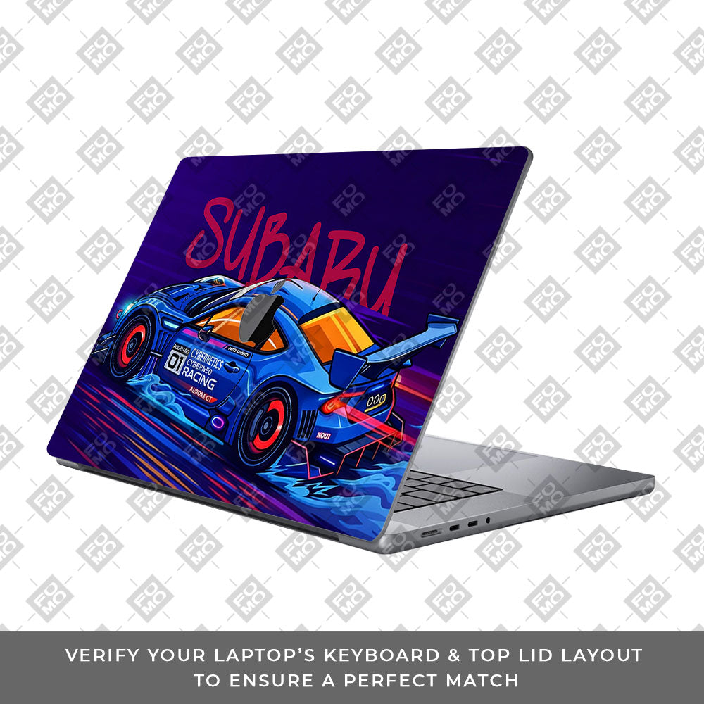Subaru BRZ MacBook Neo Laptop Skin