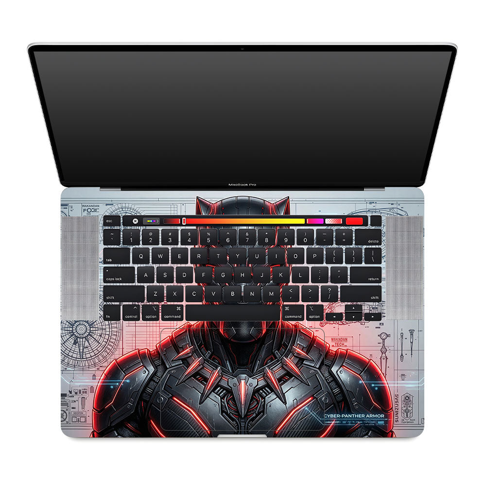 Black Panther Vibranium Tech MacBook Pro 16 2019 Laptop Skin