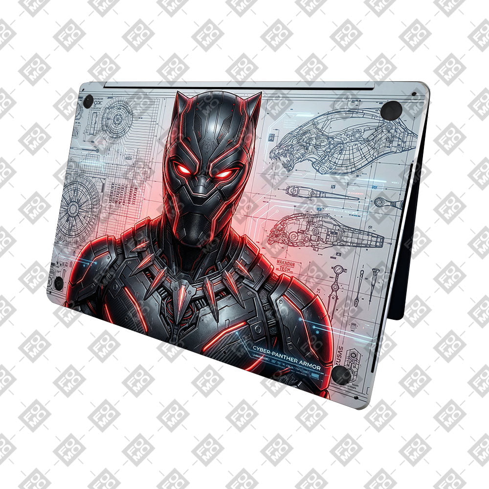 Black Panther Vibranium Tech MacBook Pro 16 2019 Laptop Skin