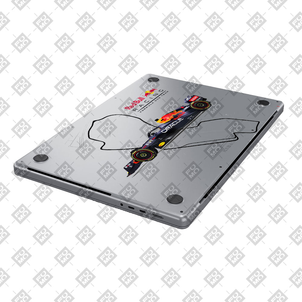 Transparent Track King Macbook Pro 14 M5 2025 Laptop Skin