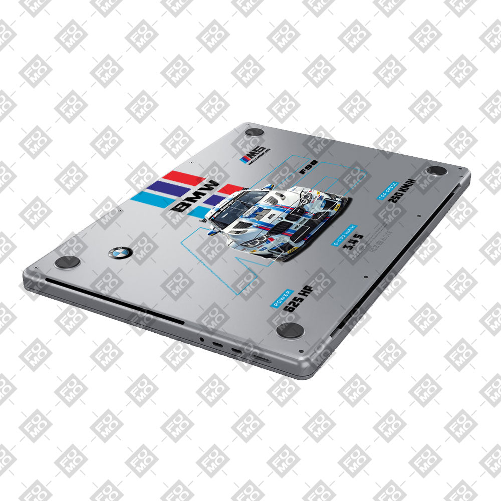 Transparent BMW M5 Macbook Pro 14 M5 Pro/Max 2026 Laptop Skin