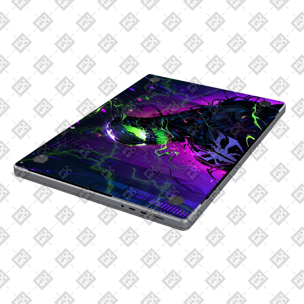 Venom Chaos Surge MacBook Pro 14 M5 Pro/Max 2026 3D Laptop Skin