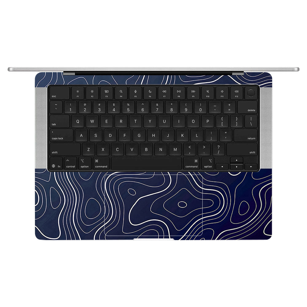 Fluid Lines Design MacBook Pro 14 M5 2025 3D Laptop Skin