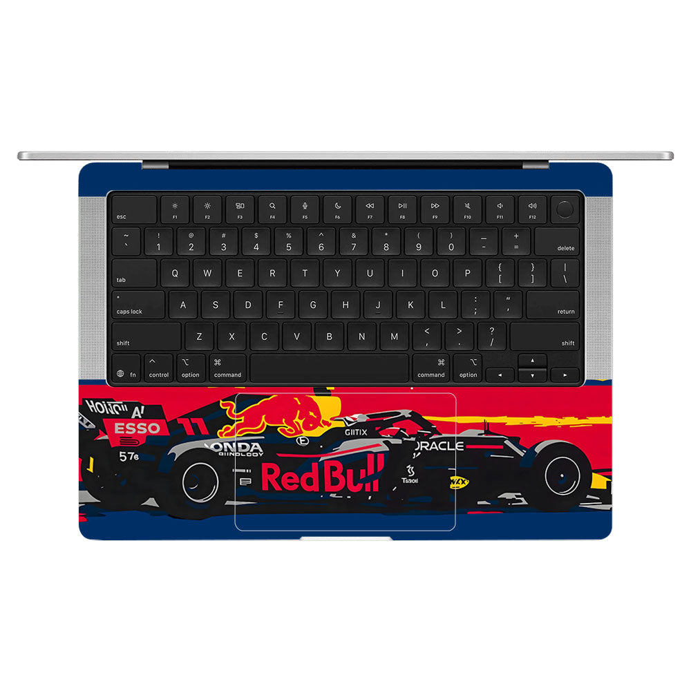 Red Bull Racing Formula One Team MacBook Pro 14 M5 2025 3D Laptop Skin