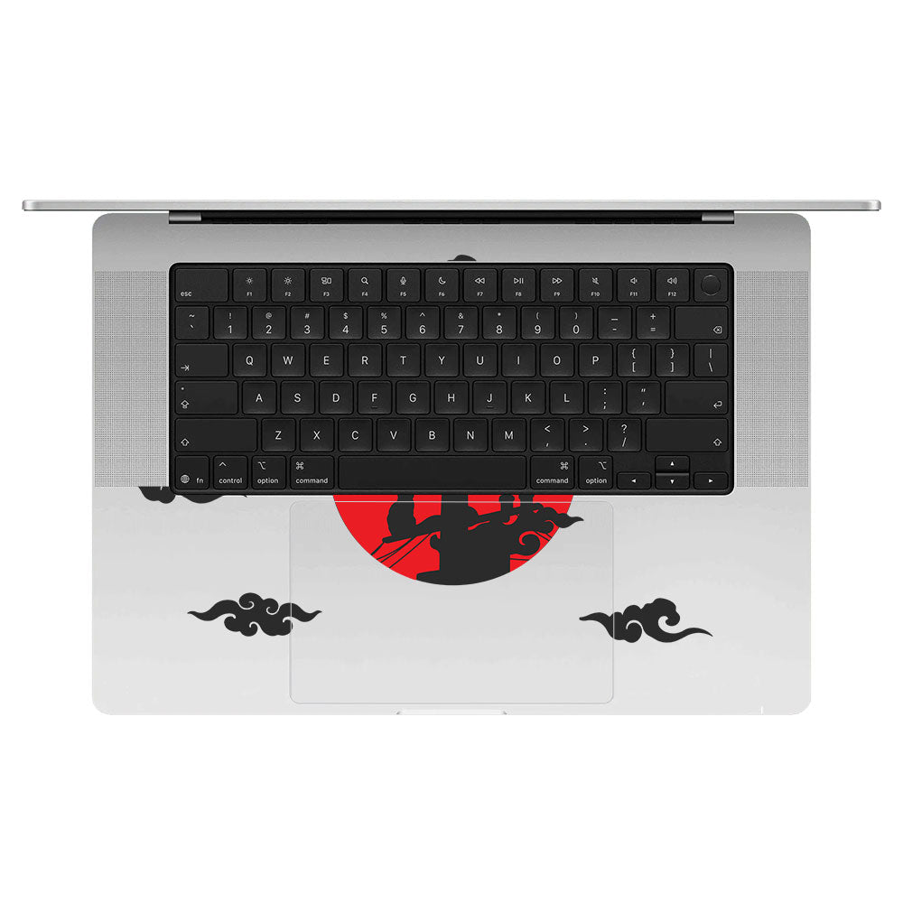 Transparent Moonlit Ninja Macbook Pro 16 M5 Pro/Max 2026 Laptop Skin