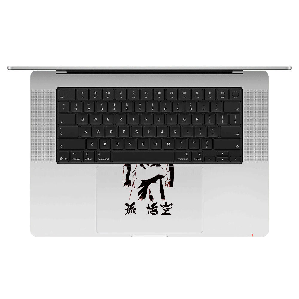 Transparent Sunset Samurai Macbook Pro 16 M5 Pro/Max 2026 Laptop Skin
