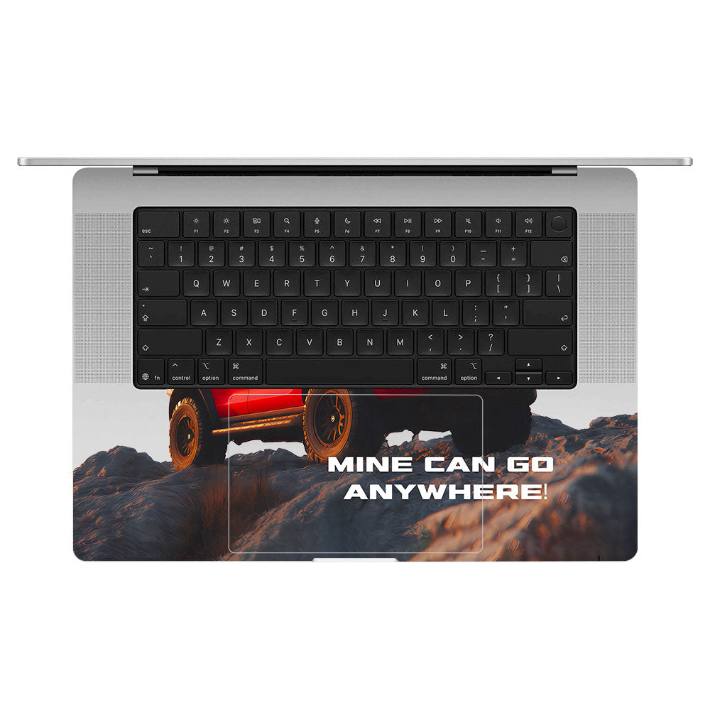 Transparent Off-Road Beast Macbook Pro 16 M5 Pro/Max 2026 Laptop Skin