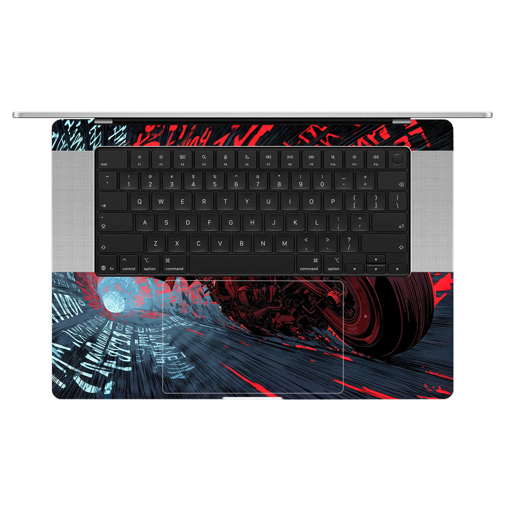 Dark Knight Overdrive MacBook Pro 16 M5 Pro/Max 2026 3D Laptop Skin