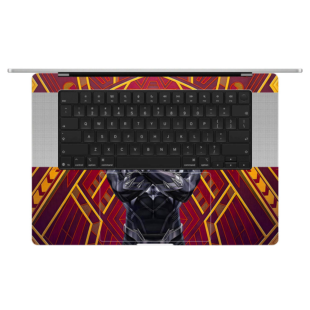 Wakanda Royal Power MacBook Pro 16 M5 Pro/Max 2026 3D Laptop Skin