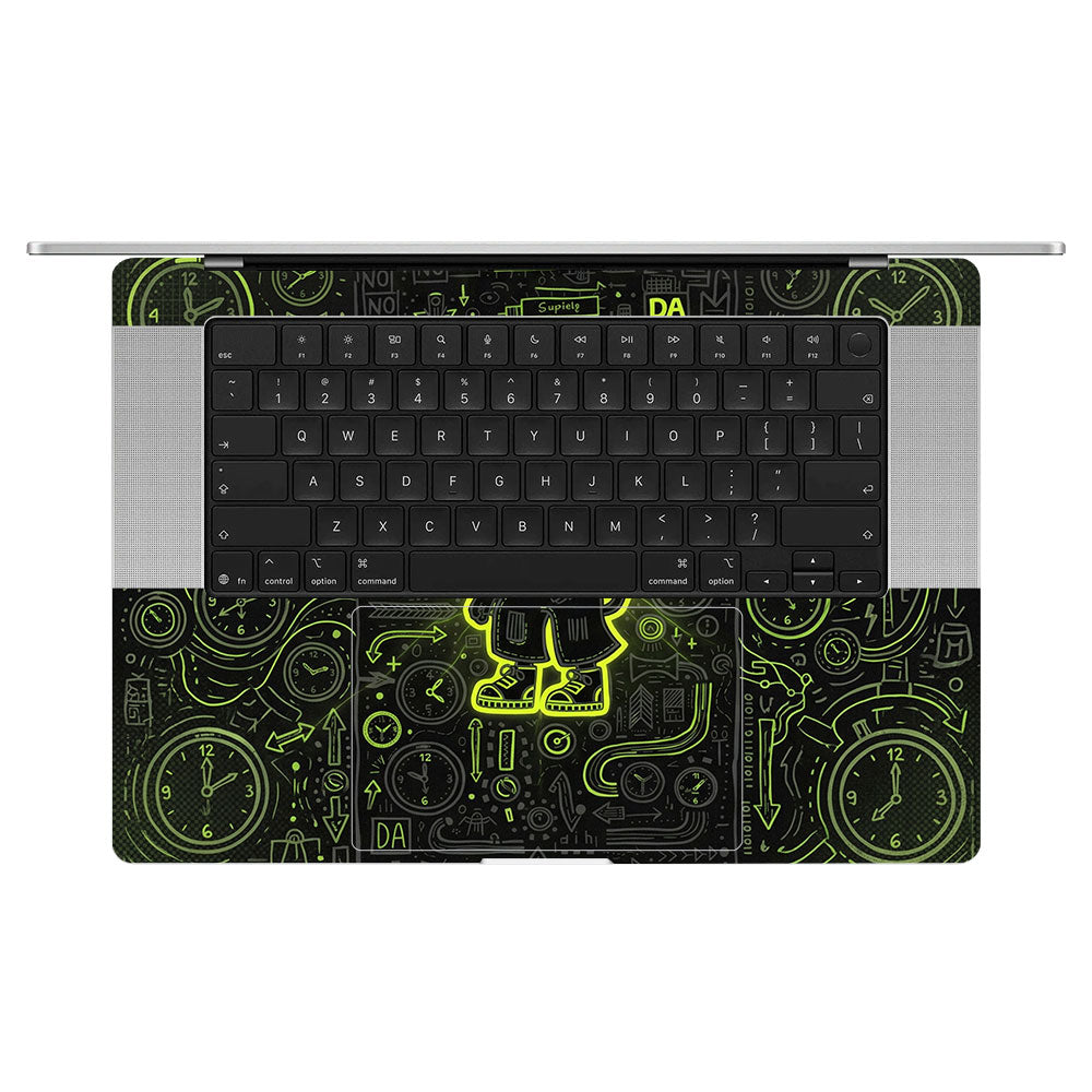 Watch Dog Alert MacBook Pro 16 M5 Pro/Max 2026 3D Laptop Skin