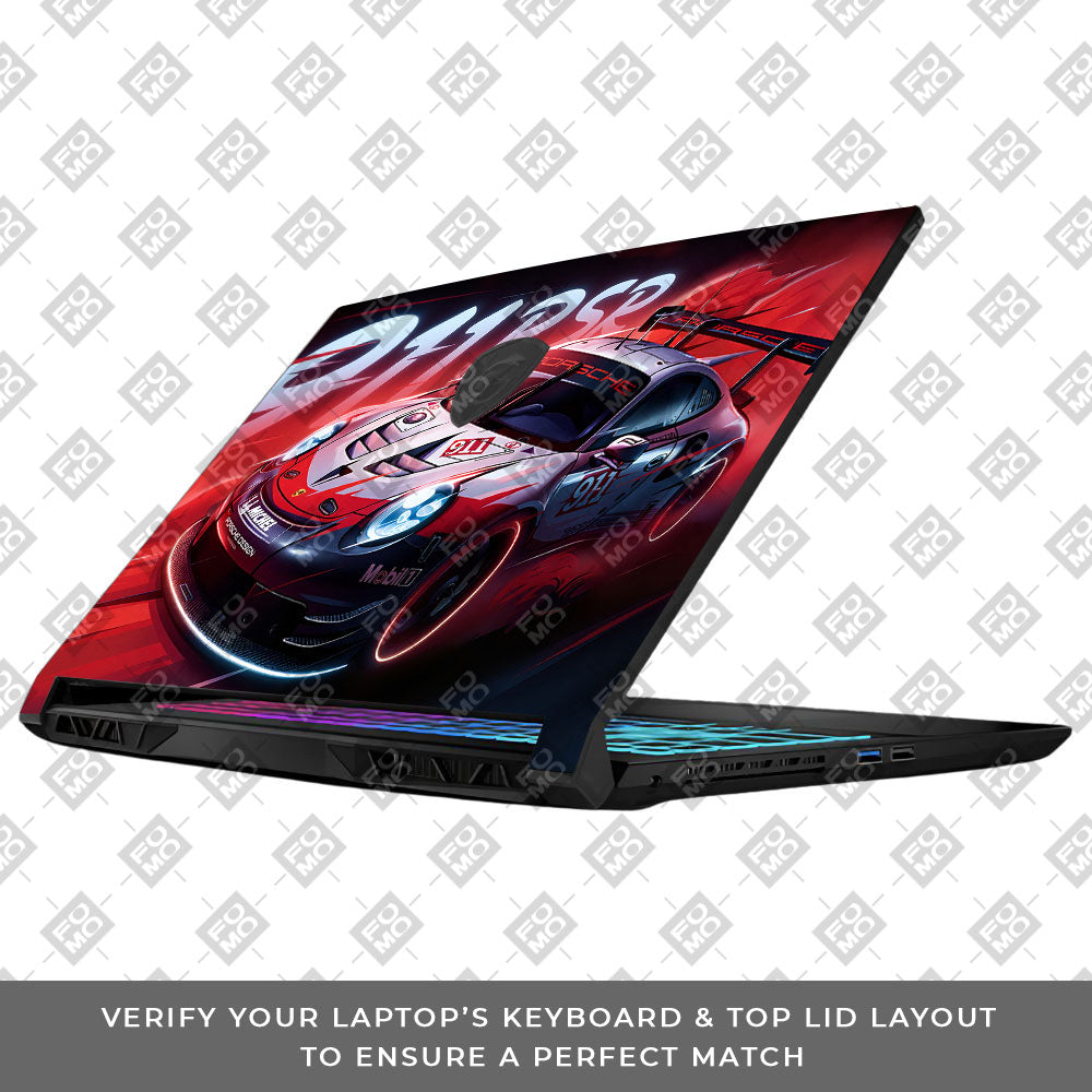 Porsche 911 RSR MSI Katana 15 B13V Laptop Skin