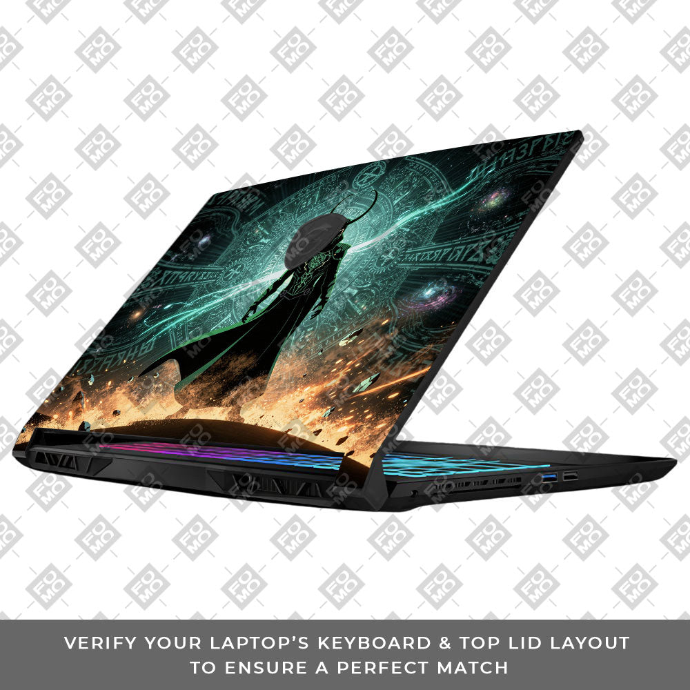 Loki God of Mischief Neon MSI Katana 15 B13V Laptop Skin