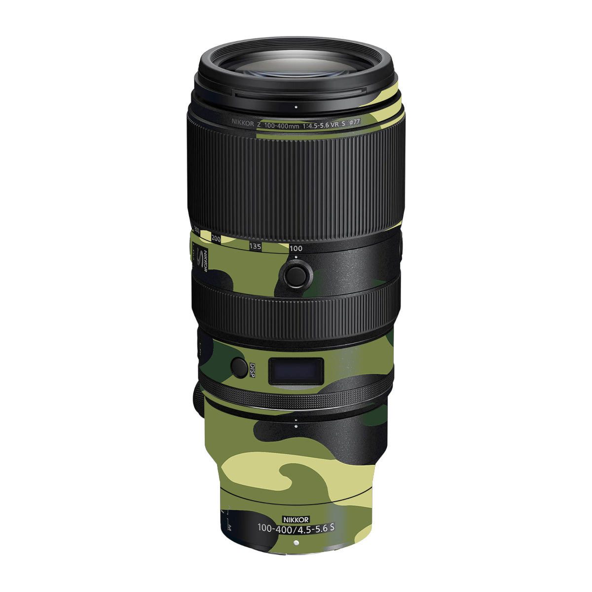 Forest Green Camo Nikon Nikkor Z 100-400mm F/4.5-5.6 VR S Camera Lens Skin