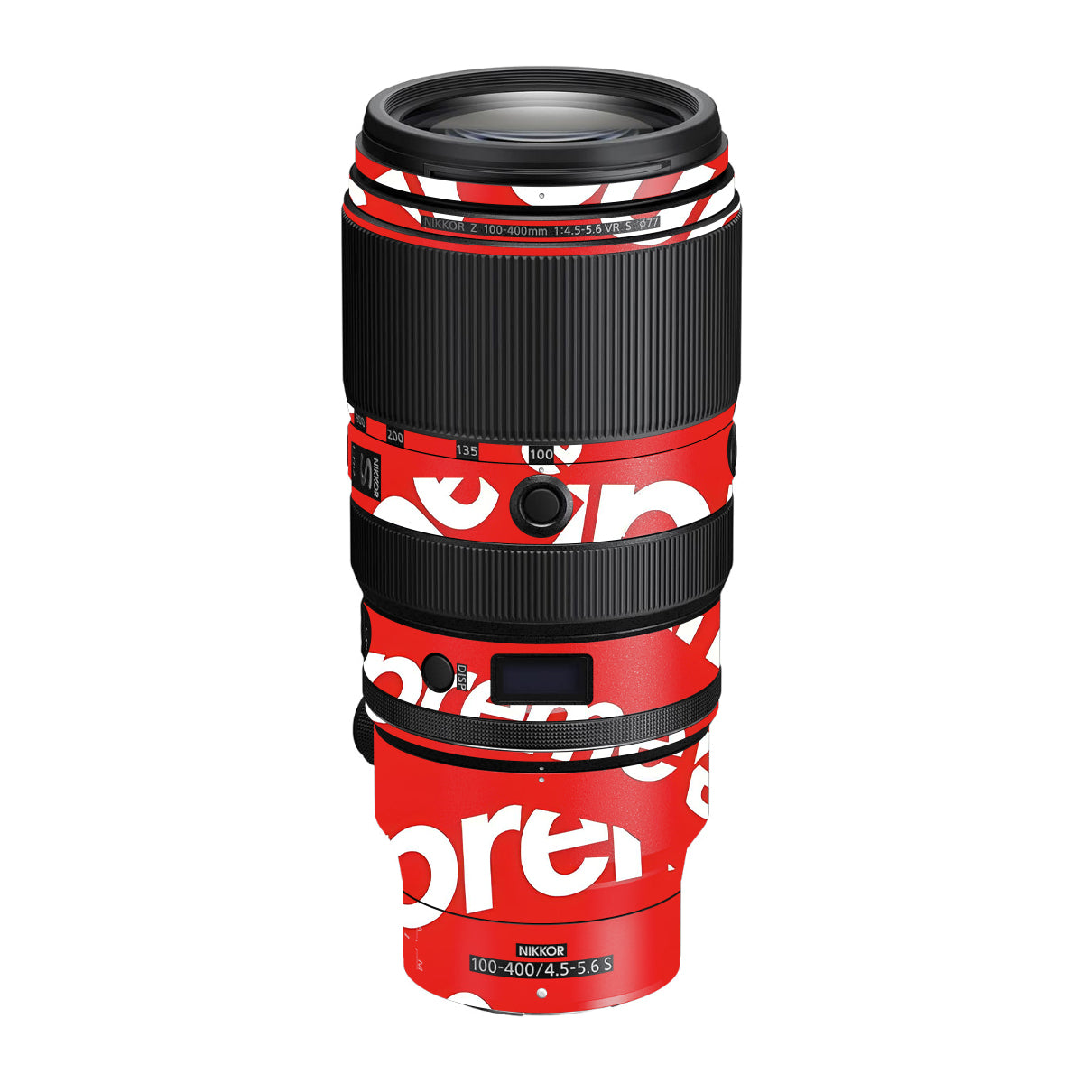 Supreme Red Nikon Nikkor Z 100-400mm F/4.5-5.6 VR S Camera Lens Skin