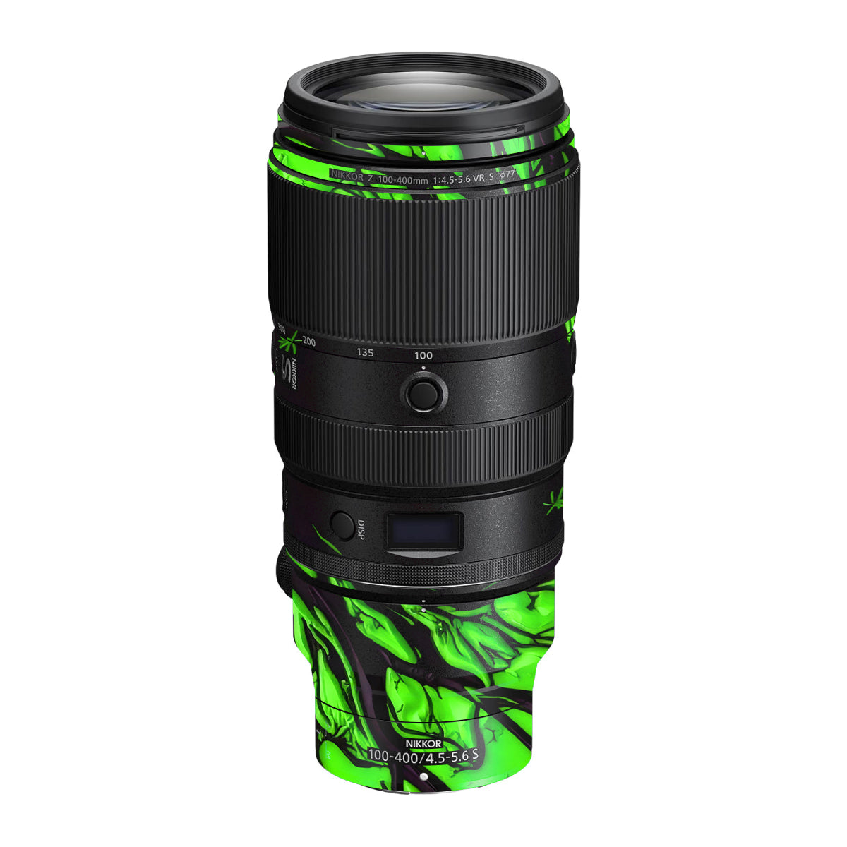 Venom Green Nikon Nikkor Z 100-400mm F/4.5-5.6 VR S Camera Lens Skin