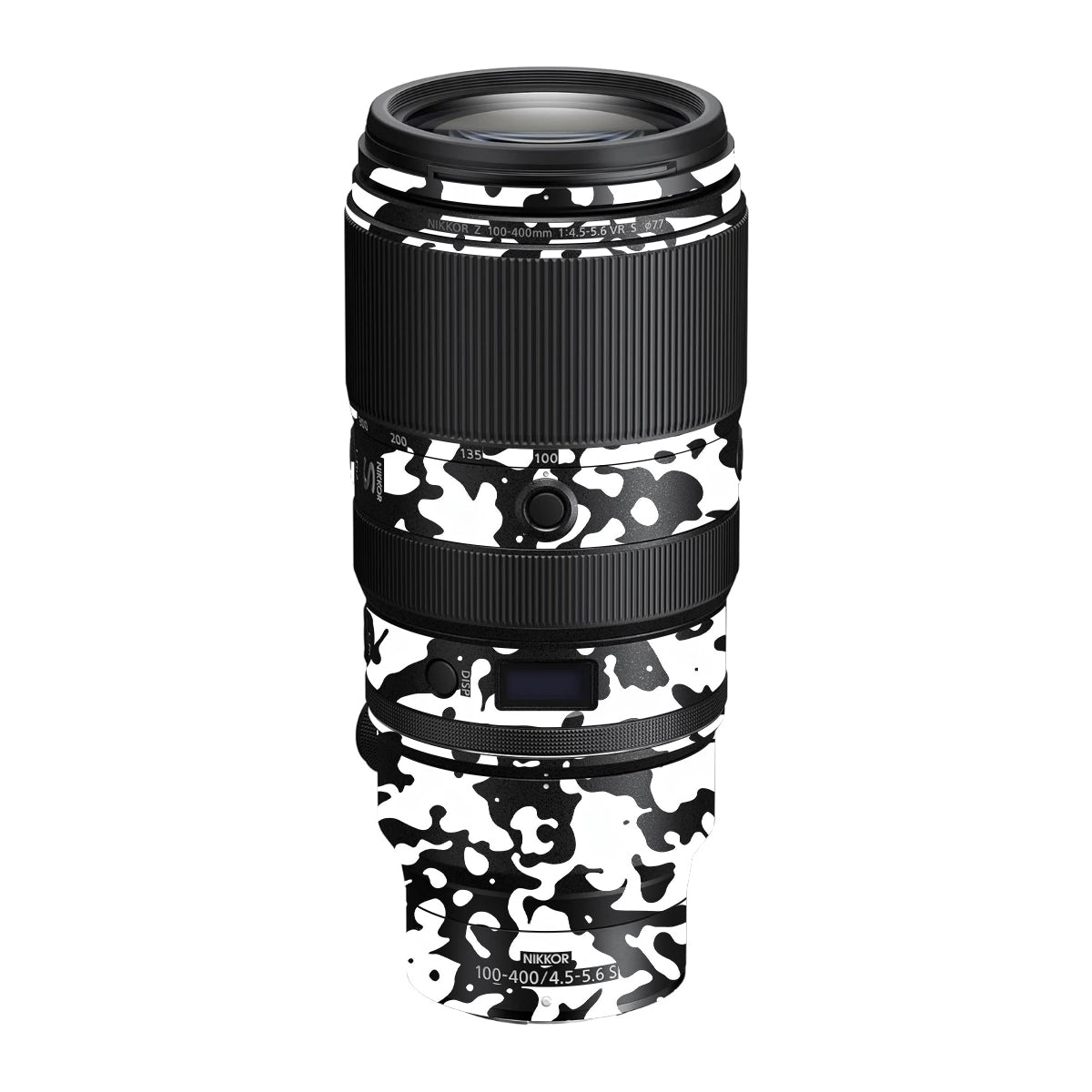 Snow Camo Nikon Nikkor Z 100-400mm F/4.5-5.6 VR S Camera Lens Skin