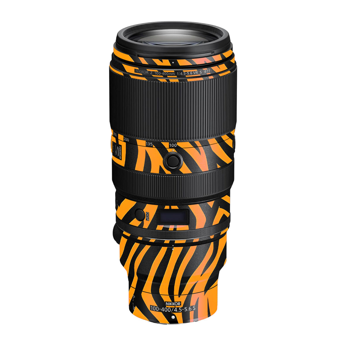 Zebra Gold Pattern Nikon Nikkor Z 100-400mm F/4.5-5.6 VR S Camera Lens Skin