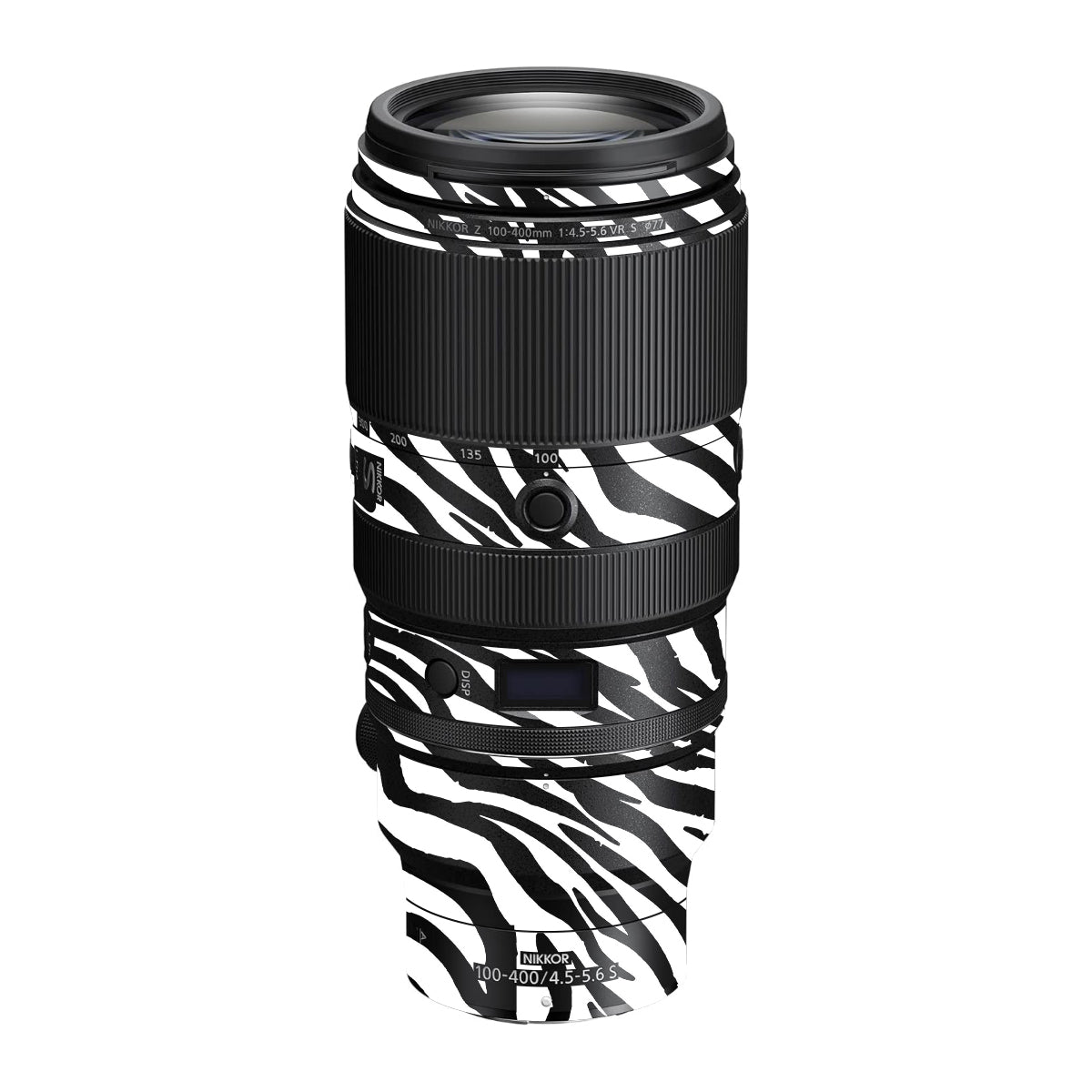 Classic Zebra Stripes Nikon Nikkor Z 100-400mm F/4.5-5.6 VR S Camera Lens Skin