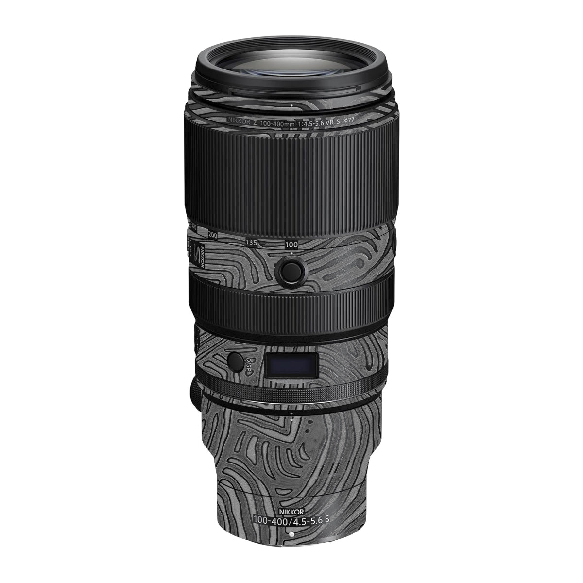 Monochrome Line Maze Nikon Nikkor Z 100-400mm F/4.5-5.6 VR S Camera Lens Skin