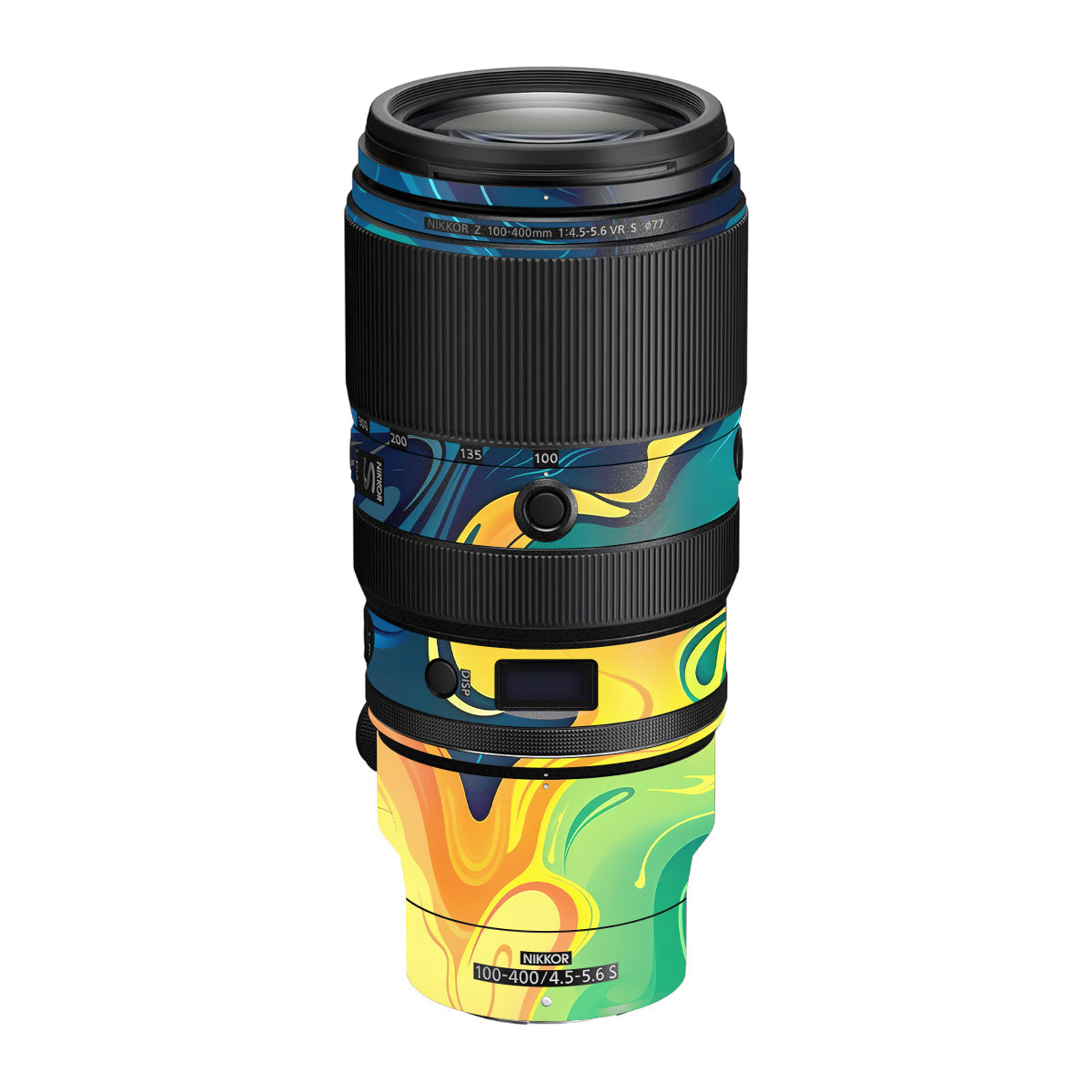 Rainbow Liquid Fusion Nikon Nikkor Z 100-400mm F/4.5-5.6 VR S Camera Lens Skin