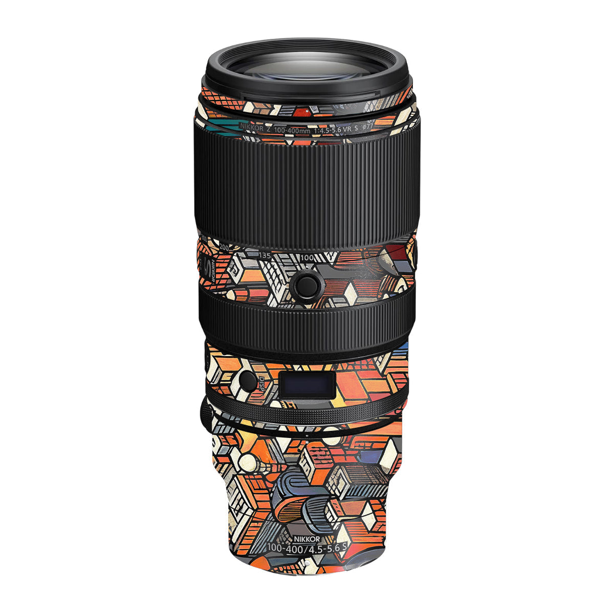 Isometric Cityscape Nikon Nikkor Z 100-400mm F/4.5-5.6 VR S Camera Lens Skin
