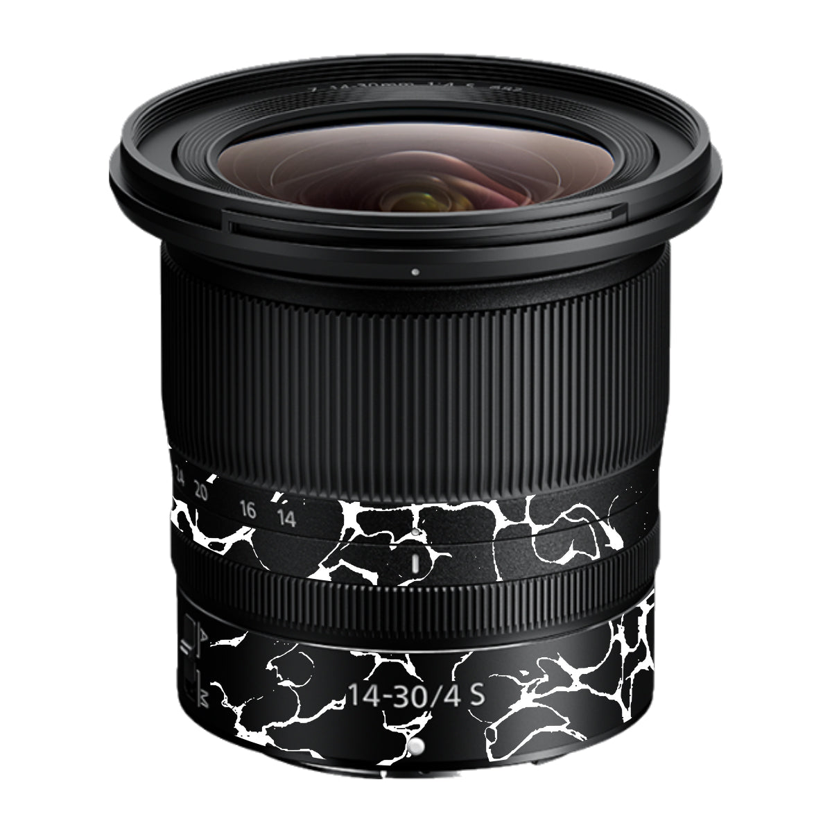 White Web Nikon Nikkor Z 14-30mm F/4 S Camera Lens Skin
