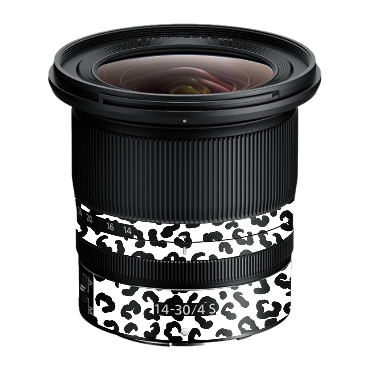 White Leopard Nikon Nikkor Z 14-30mm F/4 S Camera Lens Skin