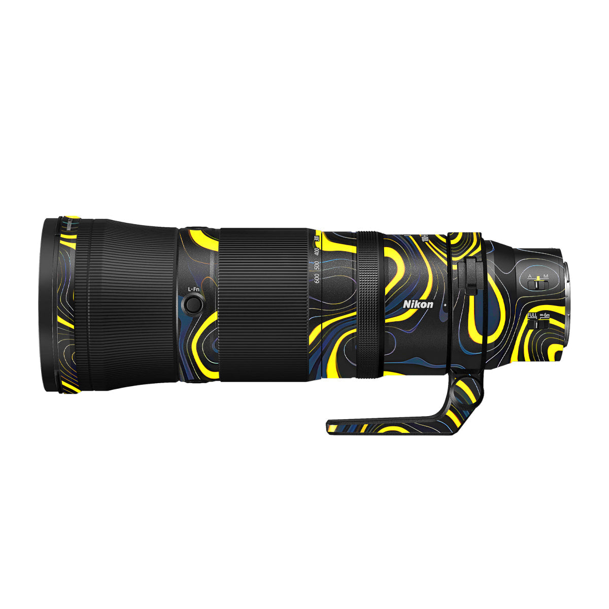 Neon Lava Contours Nikon Nikkor Z 180-600mm F/5.6-6.3 VR Camera Lens Skin