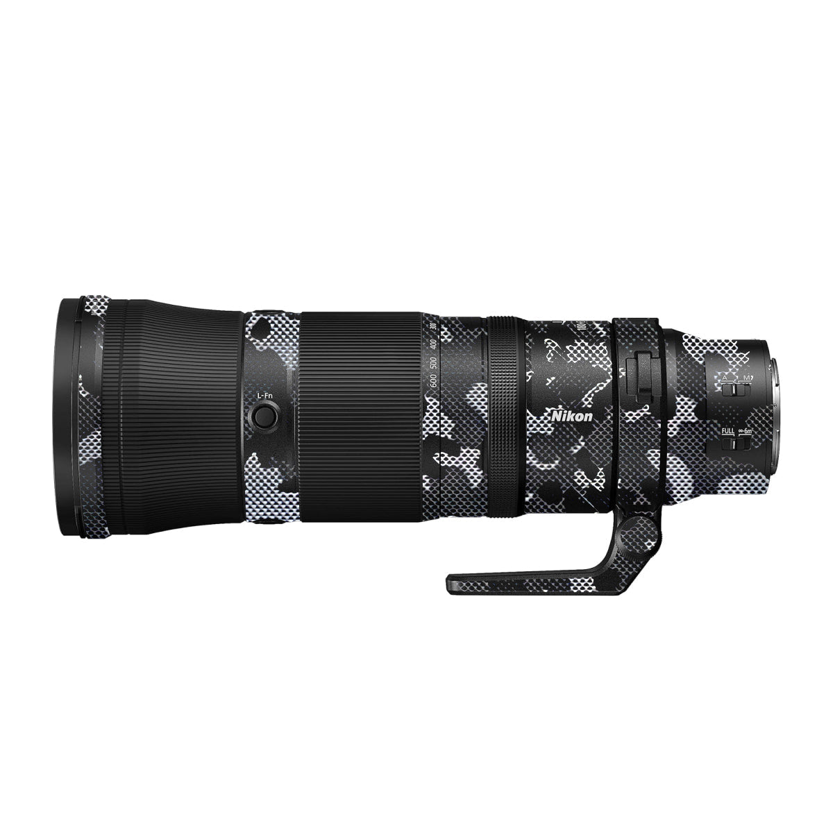 Stealth Grey Camo Nikon Nikkor Z 180-600mm F/5.6-6.3 VR Camera Lens Skin
