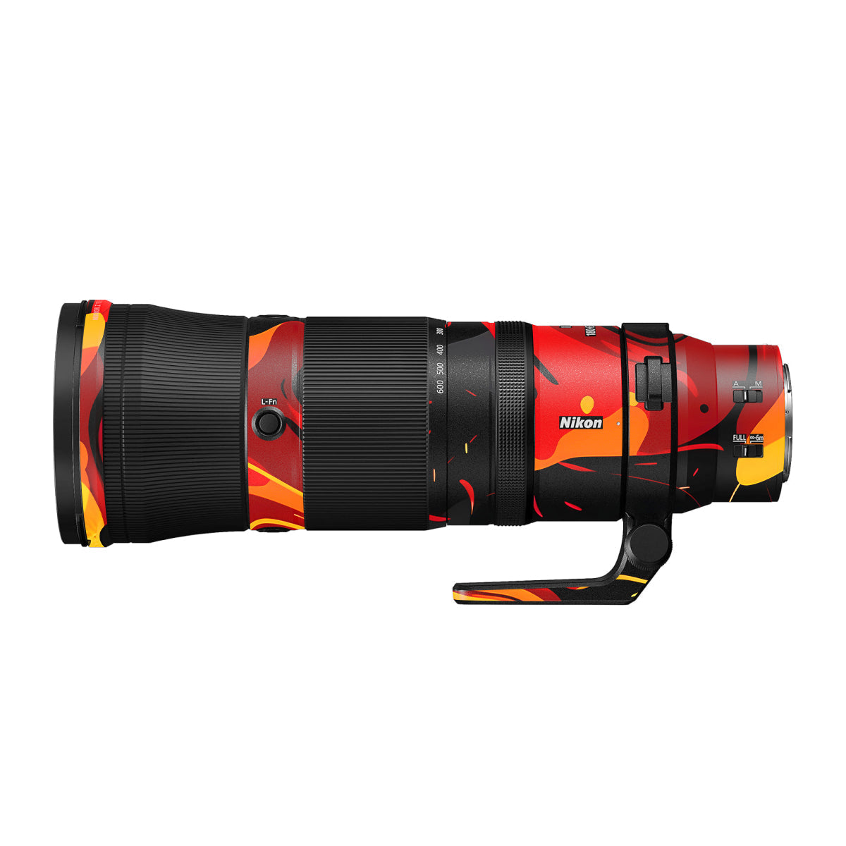 Lava Burst Nikon Nikkor Z 180-600mm F/5.6-6.3 VR Camera Lens Skin