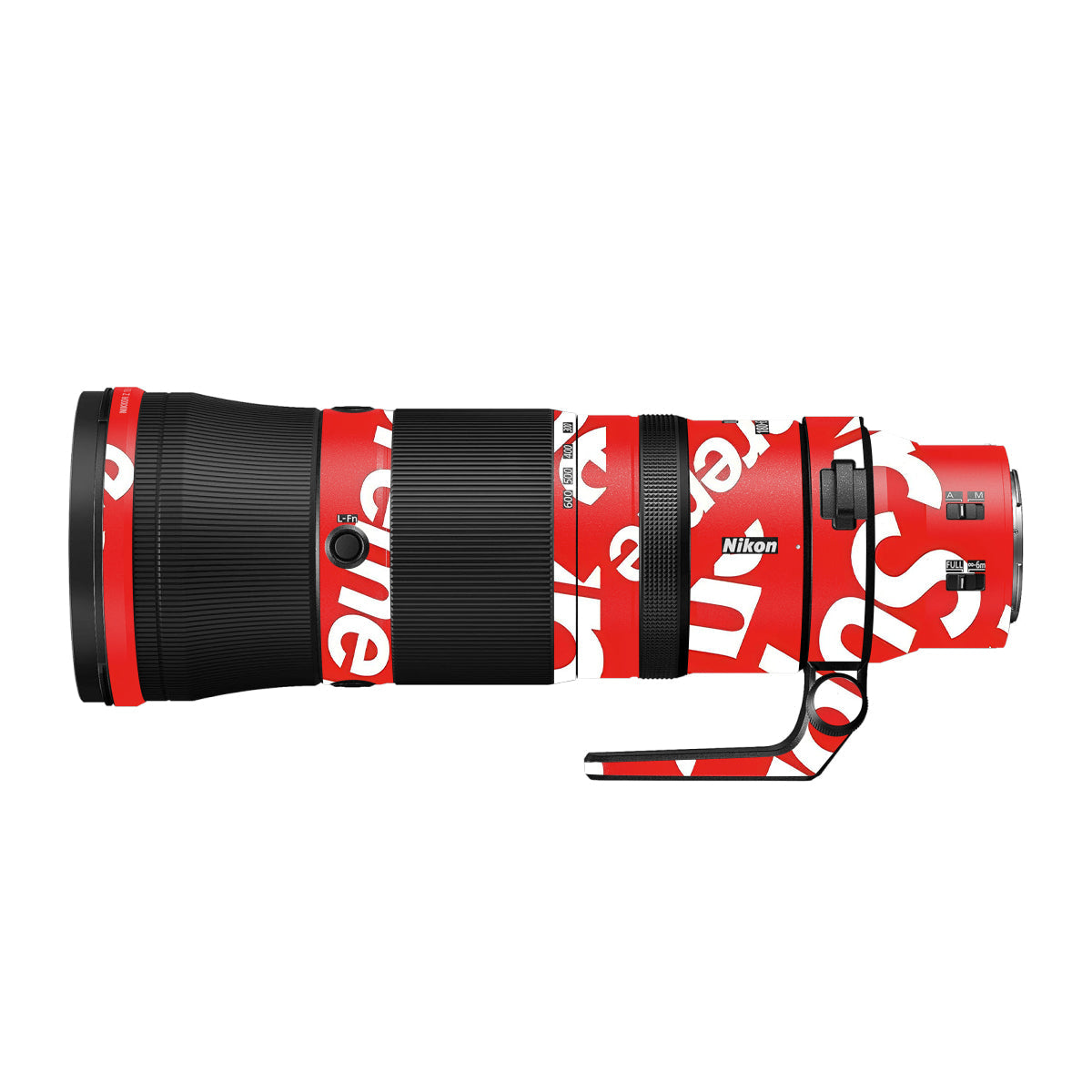 Supreme Red Nikon Nikkor Z 180-600mm F/5.6-6.3 VR Camera Lens Skin