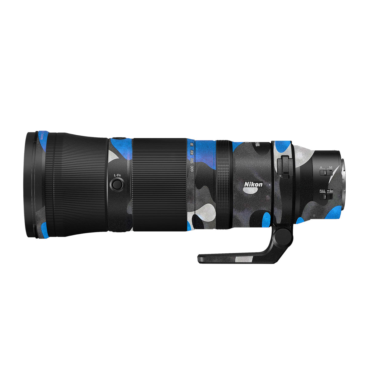 Blue Grey Camo Nikon Nikkor Z 180-600mm F/5.6-6.3 VR Camera Lens Skin
