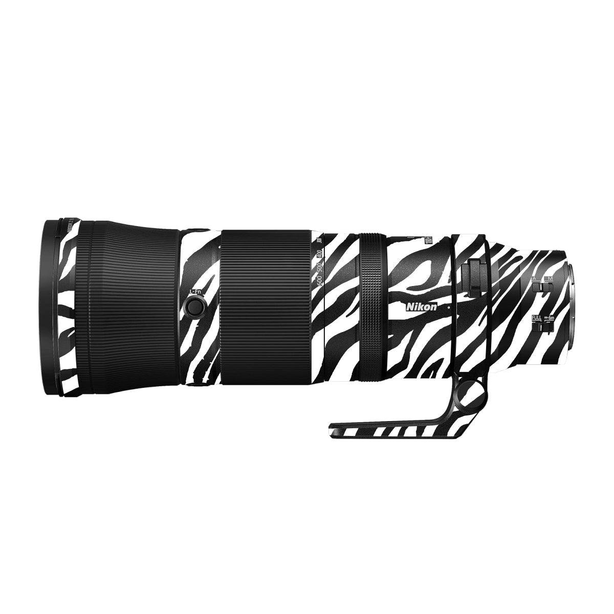 Classic Zebra Stripes Nikon Nikkor Z 180-600mm F/5.6-6.3 VR Camera Lens Skin