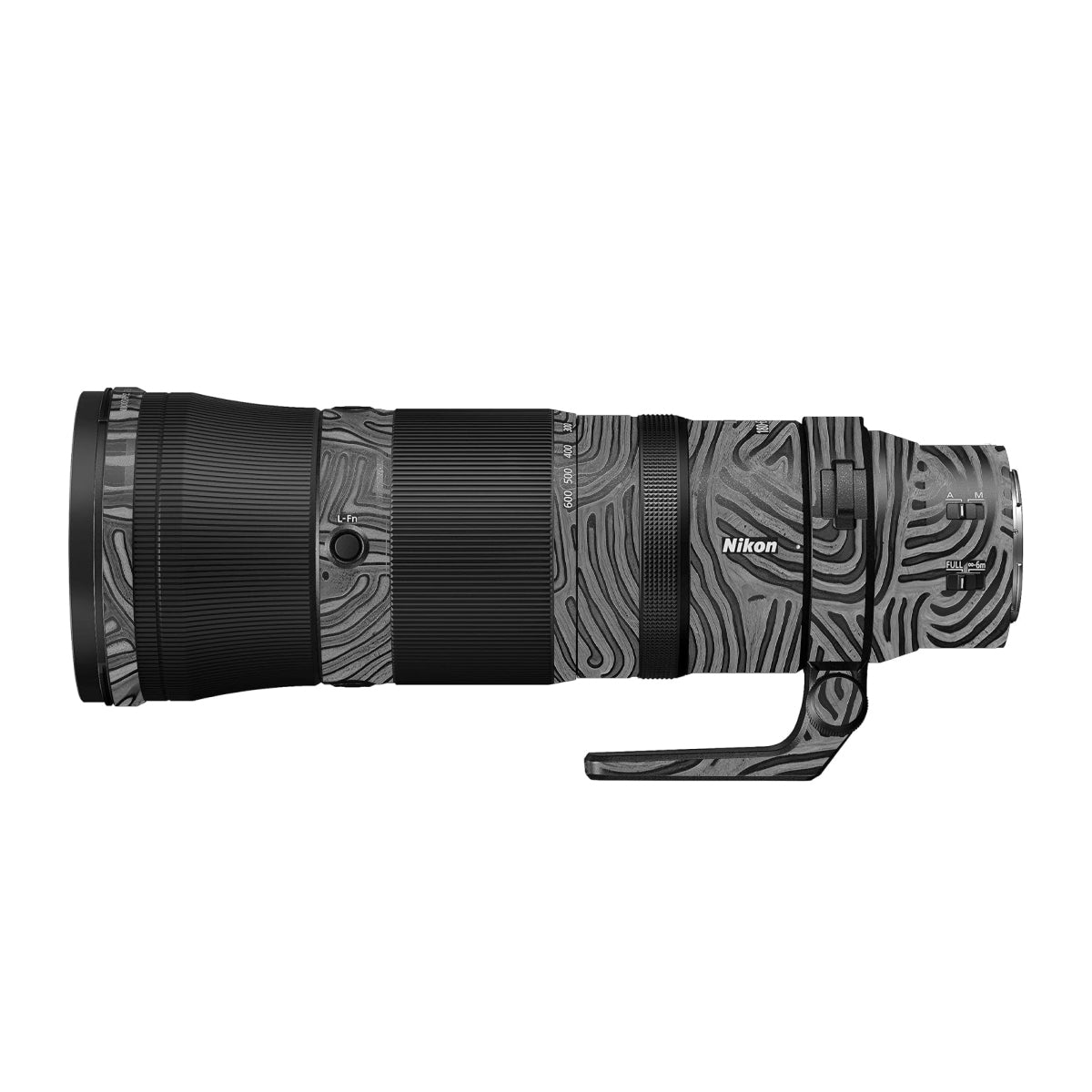Monochrome Line Maze Nikon Nikkor Z 180-600mm F/5.6-6.3 VR Camera Lens Skin