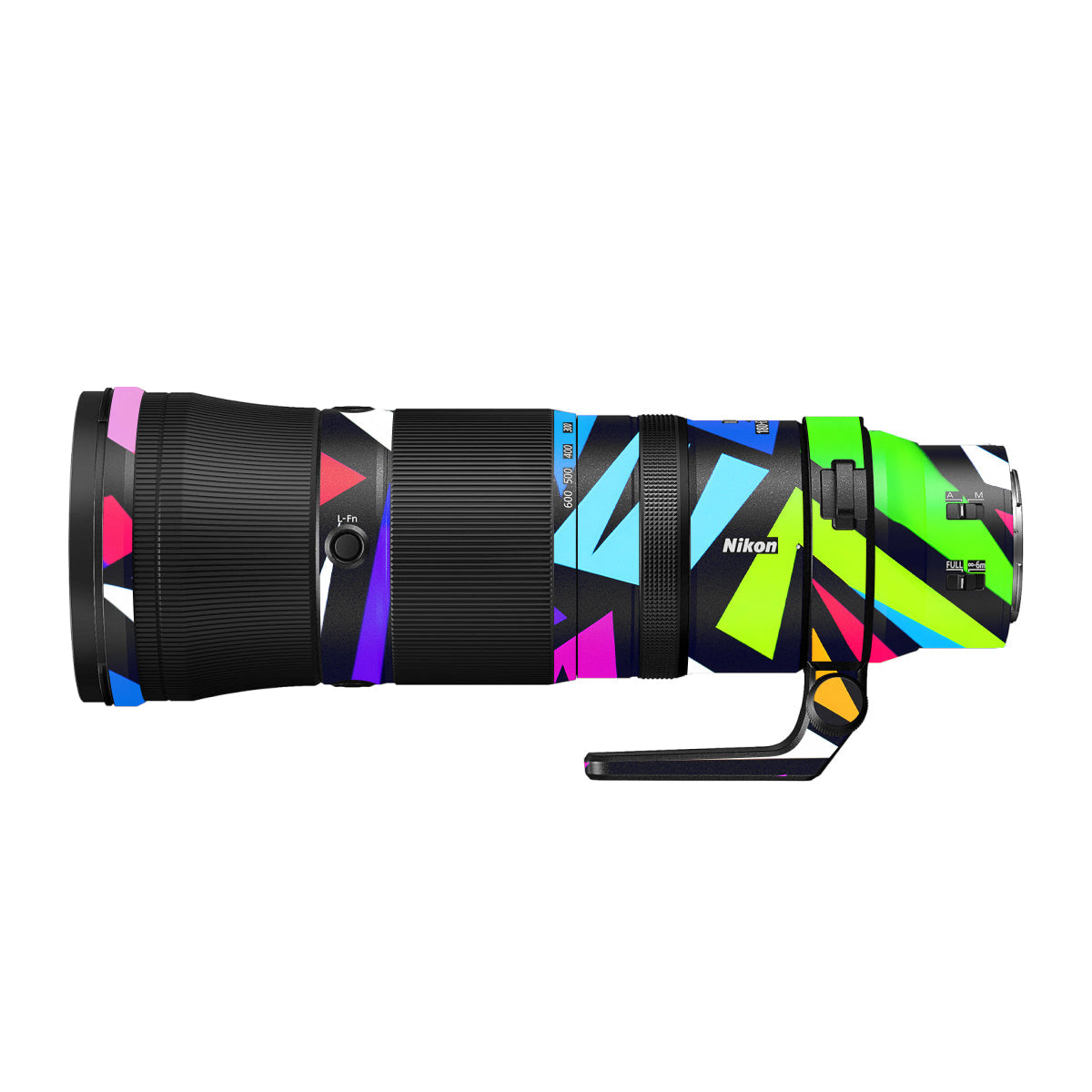 Bold Geometric Pop Nikon Nikkor Z 180-600mm F/5.6-6.3 VR Camera Lens Skin