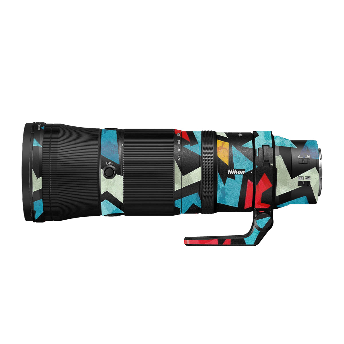 Pop Art Lightning Nikon Nikkor Z 180-600mm F/5.6-6.3 VR Camera Lens Skin