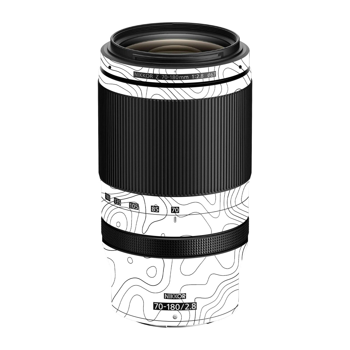 White Contour Design Nikon Nikkor Z 70-180mm F/2.8 Camera Lens Skin