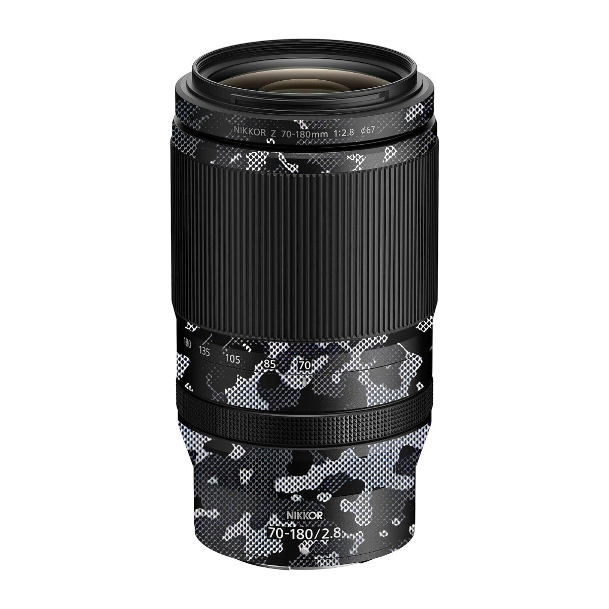 Stealth Grey Camo Nikon Nikkor Z 70-180mm F/2.8 Camera Lens Skin