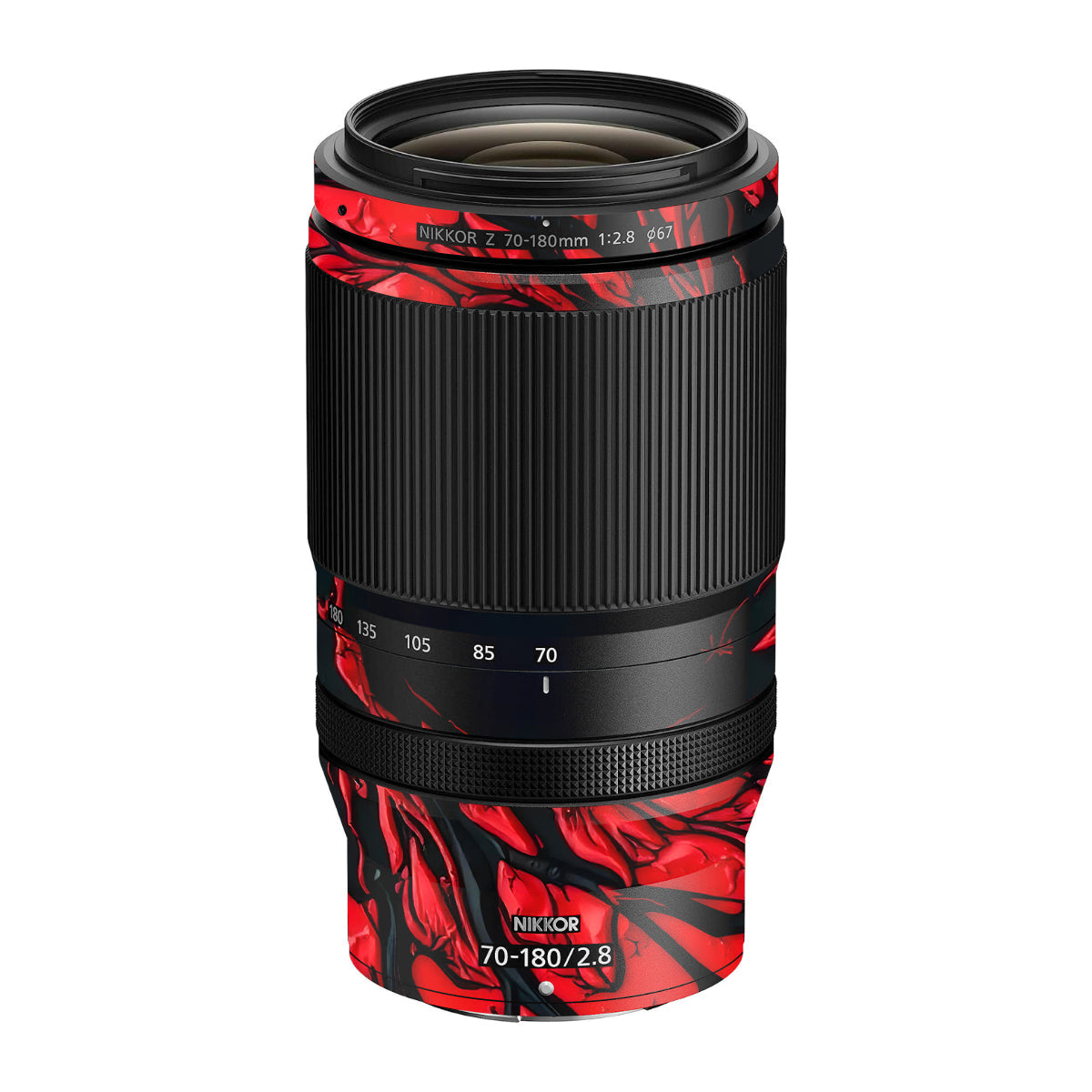 Venom Red Nikon Nikkor Z 70-180mm F/2.8 Camera Lens Skin