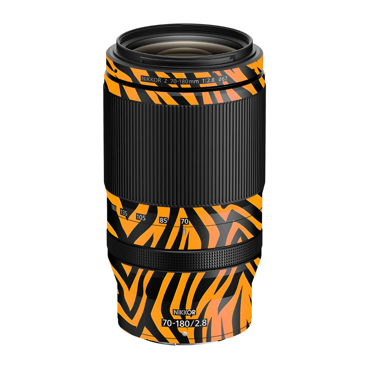 Zebra Gold Pattern Nikon Nikkor Z 70-180mm F/2.8 Camera Lens Skin