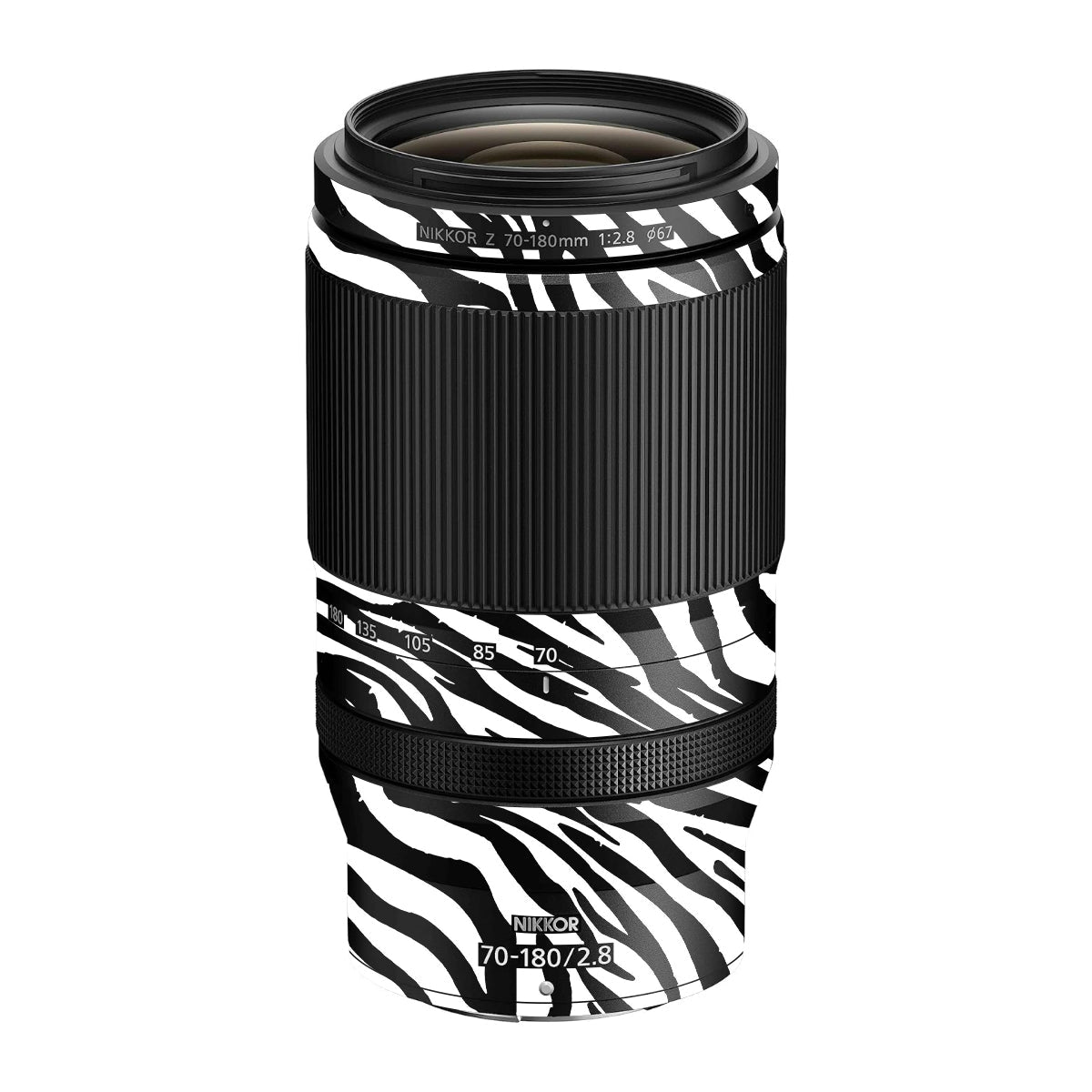 Classic Zebra Stripes Nikon Nikkor Z 70-180mm F/2.8 Camera Lens Skin