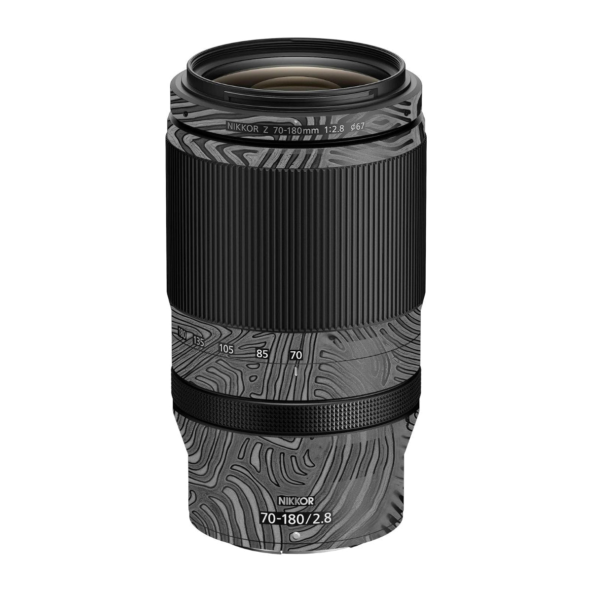 Monochrome Line Maze Nikon Nikkor Z 70-180mm F/2.8 Camera Lens Skin